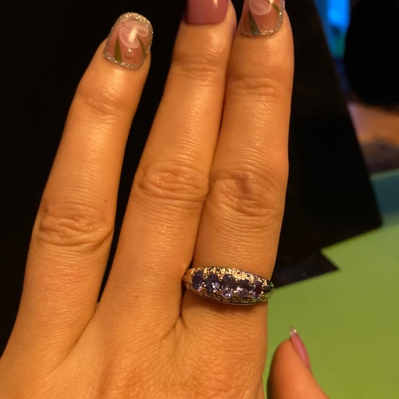 Jewelry - Genuine Tanzanite Sterling Silver Ring
